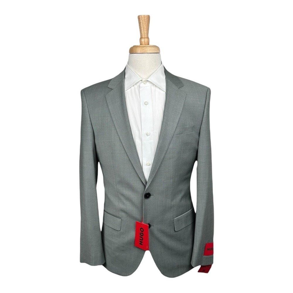 Hugo Boss Current Gray Henry232X Performance Super Flex Sportcoat Size 40R NWT